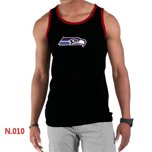 Men's Nike NFL Seattle Seahawks Sideline Legend Authentic Logo Tank Top Black